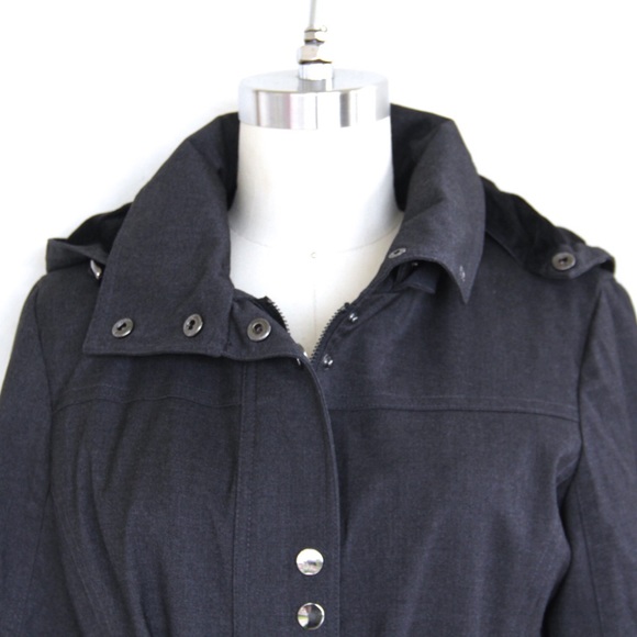 ✨HP✨ Kristen Blake Trench Coat w/ Detachable Hood - Picture 6 of 7